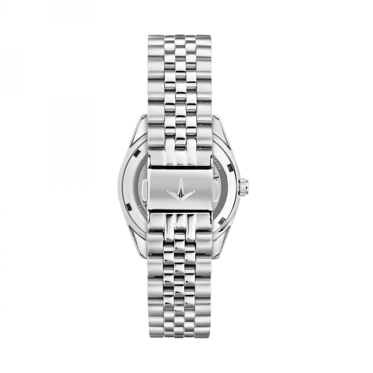dettaglio cinturino orologio donna lucien rochat r0453124519 acciaio raffinato e moderno