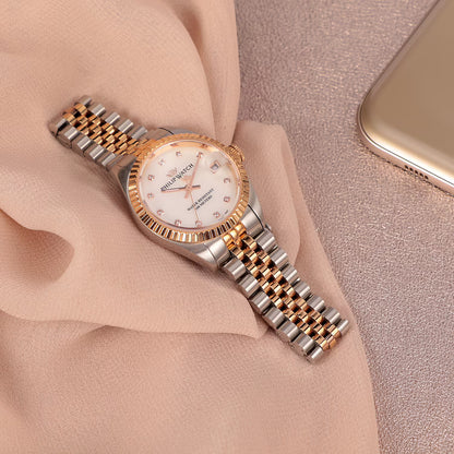 Dettaglio diamanti orologio donna philip watch