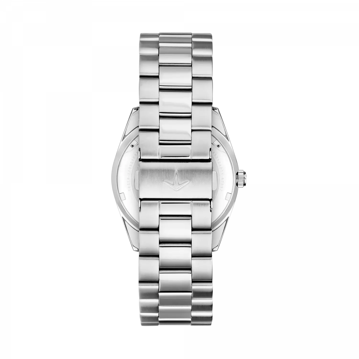 Vista cinturino acciaio orologio uomo Lucien Rochat Bienne R0453124011 cassa 39 mm