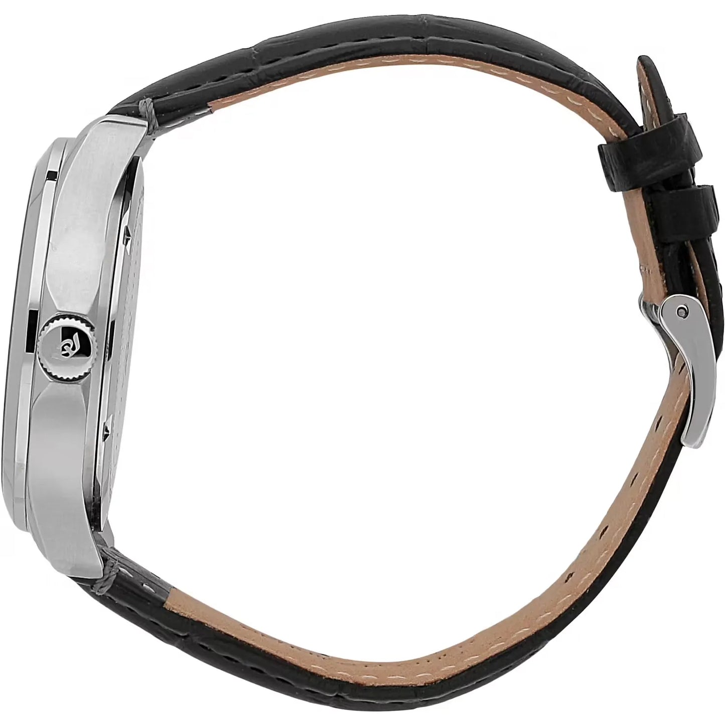 orologio da uomo con movimento al quarzo eta f06.115 e funzioni di solo tempo con data.
cassa in acciaio inox dal diametro di 41 mm. fondello e corona a vite