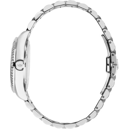 Orologio da uomo Philip Watch con movimento automatico Sellita SW240-1 e funzioni di solo tempo con data. Cassa in acciaio inox dal diametro di 39 mm.  Quadrante Blu, Lunetta zigrinata.