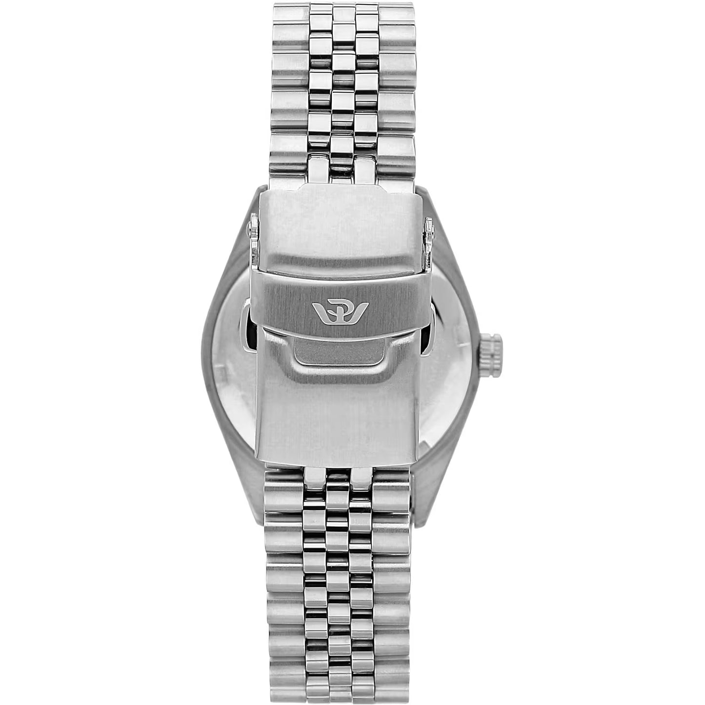 dettaglio cinturino acciaio caribe donna, oorologio donna classico philip watch