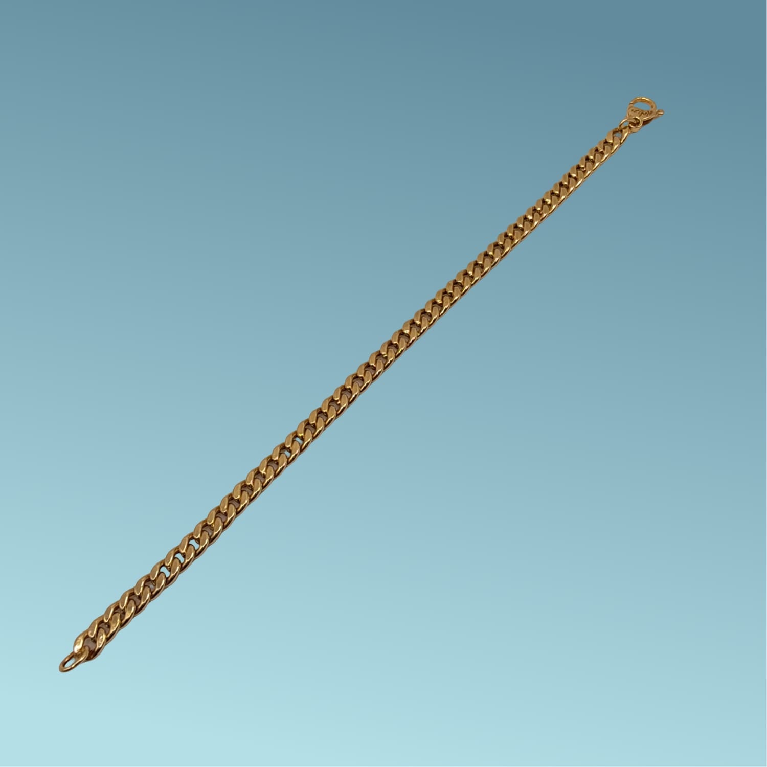 bracciale in oro giallo modello grumetta uomo donna