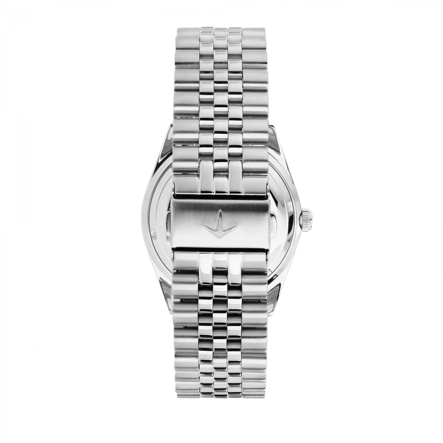 orologio lucien rochat uomo collezione bienne automatico solo tempo cassa in acciaio 39mm fondello a vite vetro zaffiro quadrante blu bracciale in acciaio