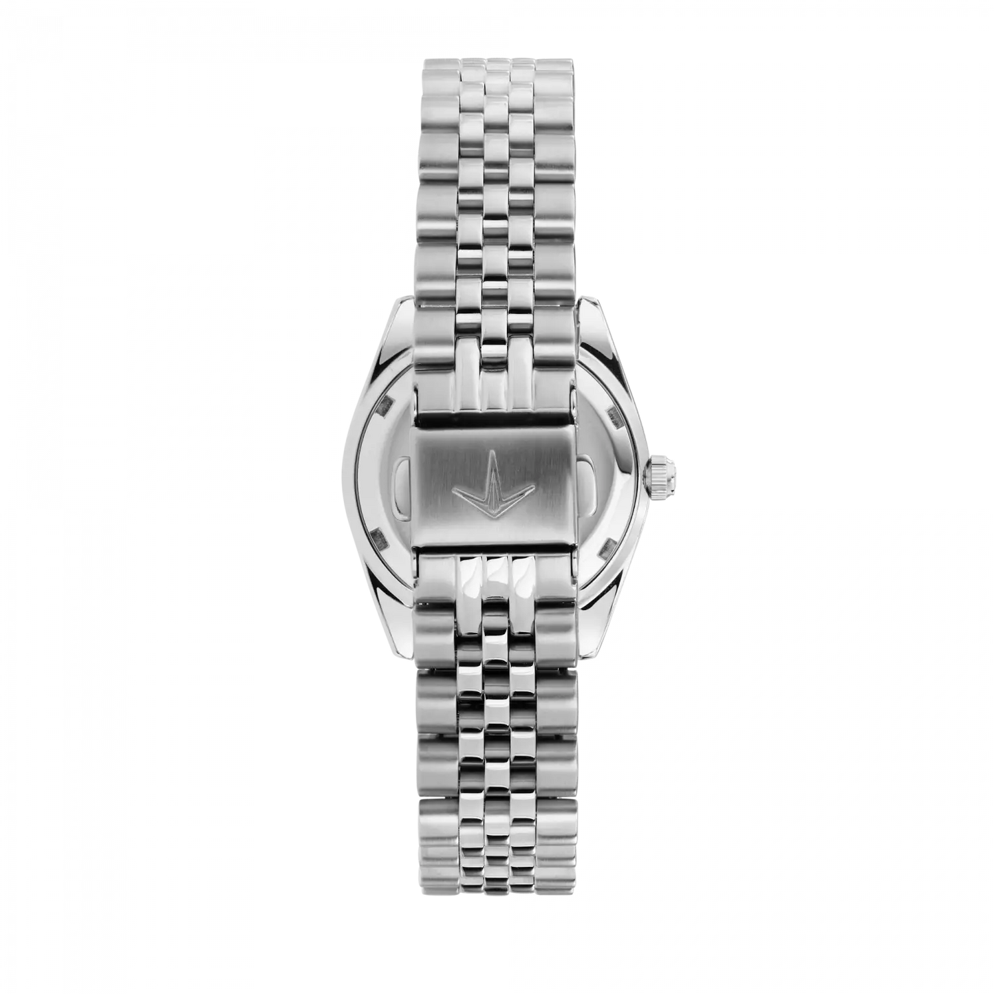orologio tempo e data da donna lucien rochat r0453124506, cassa silver in acciaio. collezione bienne lady quadrante in madreperla