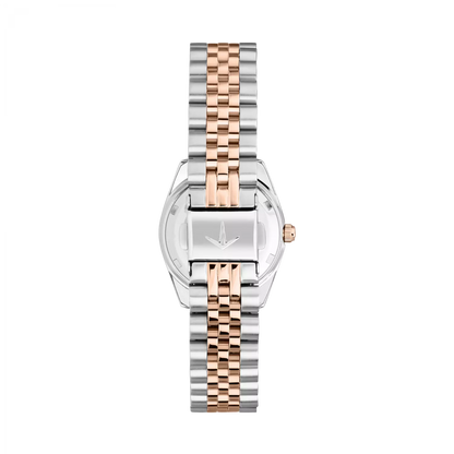 Orologio Tempo e data da Donna Lucien Rochat R0453124514, Cinturino Silver in Acciaio con dettagli oro rosa