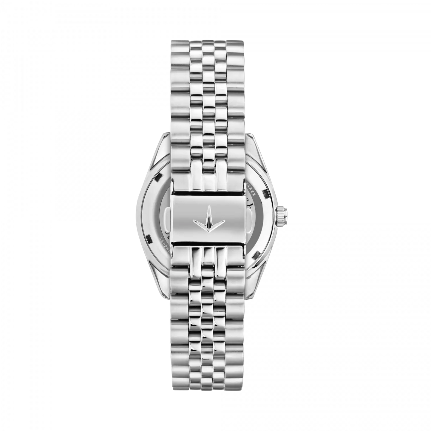 dettaglio cinturino orologio donna lucien rochat r0453124518 acciaio raffinato e moderno