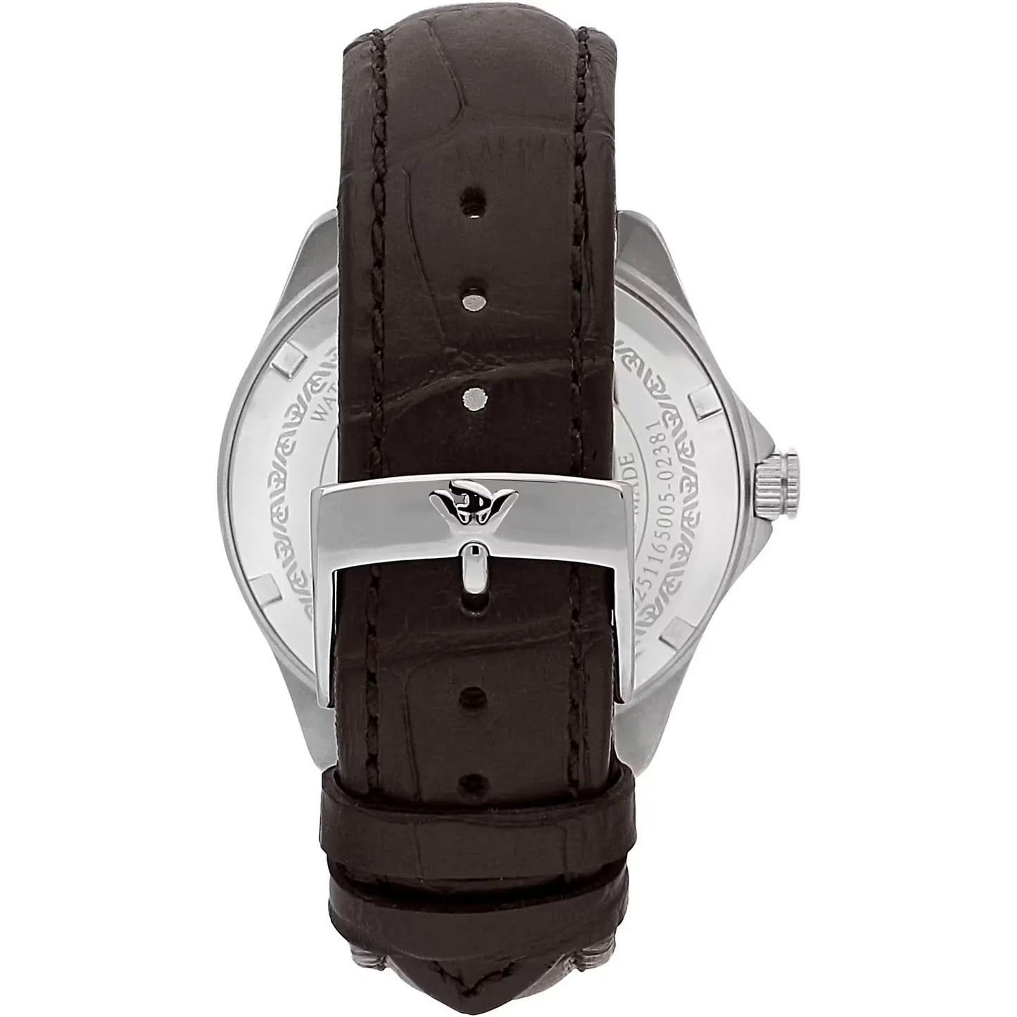 orologio da uomo con movimento al quarzo e funzioni di solo tempo con data. cassa in acciaio inox dal diametro di 41 mm. 
