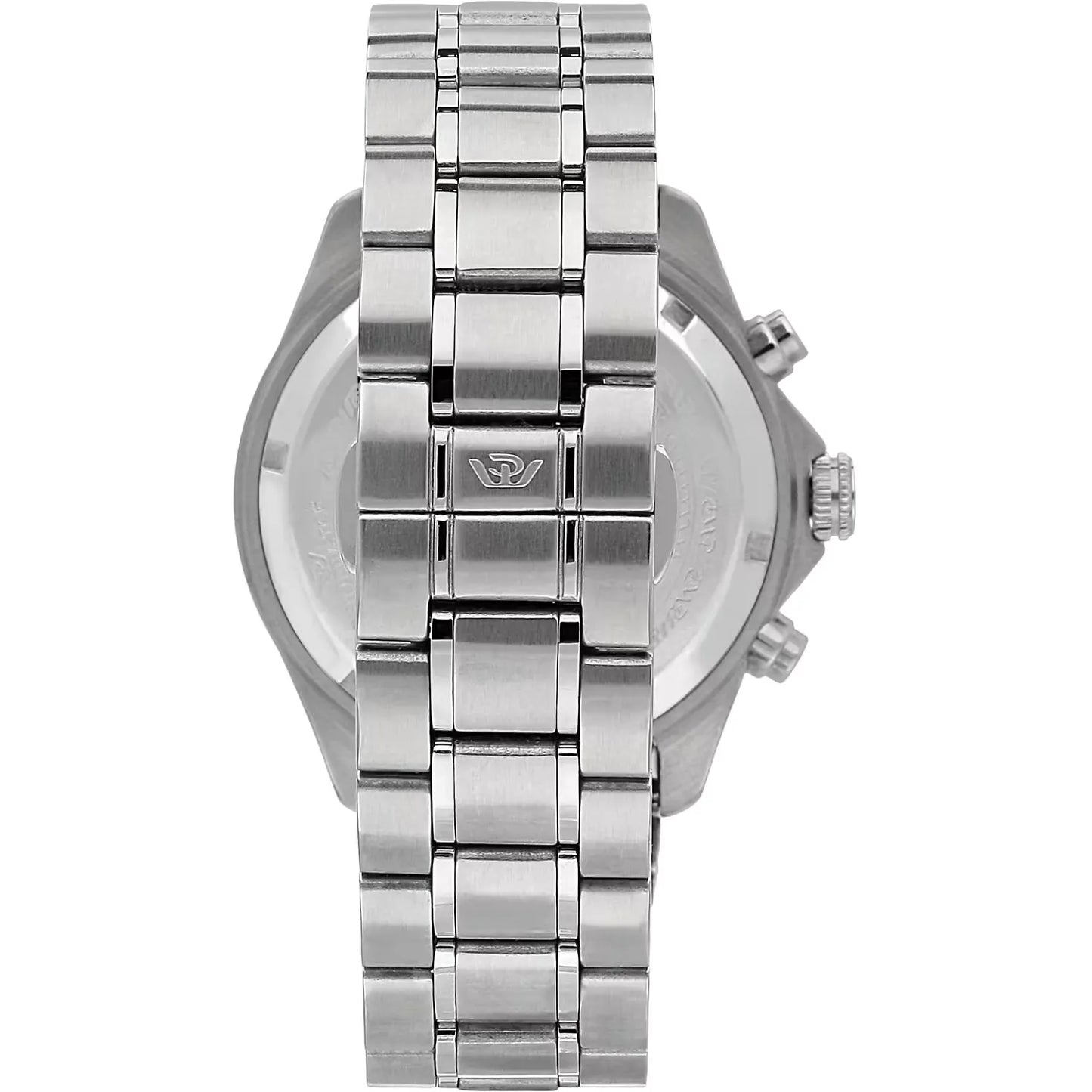 orologio philip watch da uomo con movimento al quarzo ronda 3540 e funzioni di cronografo con data.
cassa in acciaio inox dal diametro di 44 mm. lunetta con finitura dorata.