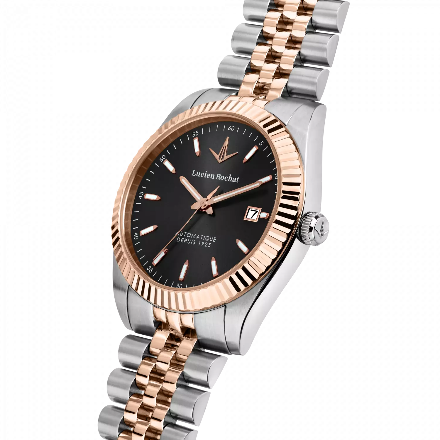 Orologio Automatico da Uomo Lucien Rochat R0423124001, Cassa Silver in Acciaio, Vetro Zaffiro, Collezione Bienne&nbsp;