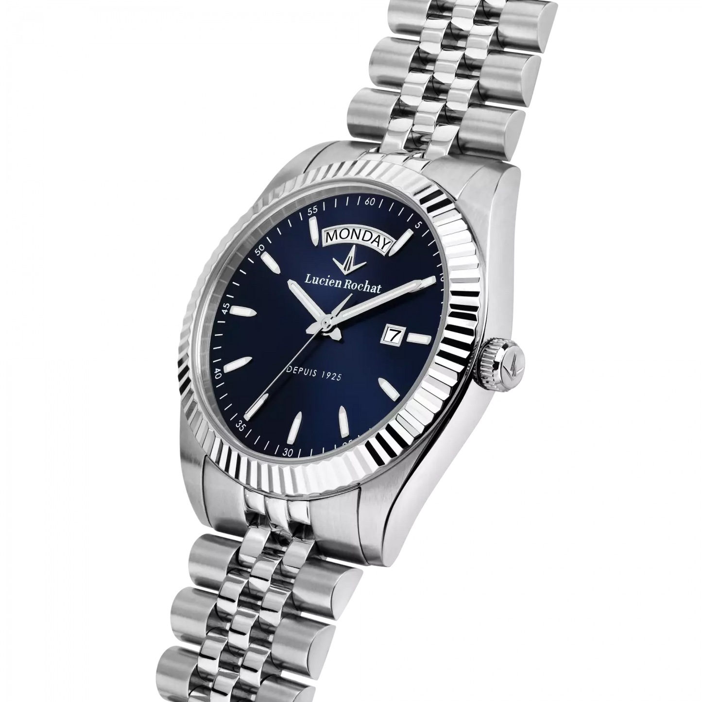orologio lucien rochat collezione bienne 2024 2025 design raffinato in acciaio silver uomo