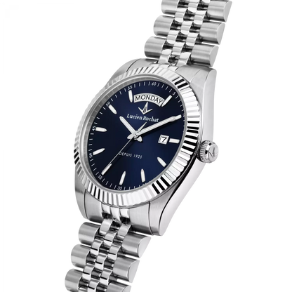 Orologio Lucien Rochat collezione Bienne 2024 2025 design raffinato in acciaio silver uomo