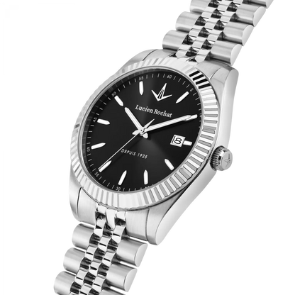 Orologio Tempo e data da Uomo Lucien Rochat R0453124008, Cassa Silver in Acciaio. Collezione Bienne 2025/2026
