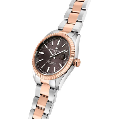 Philip Watch Caribe Urban R8253597124 dettaglio quadrante marrone