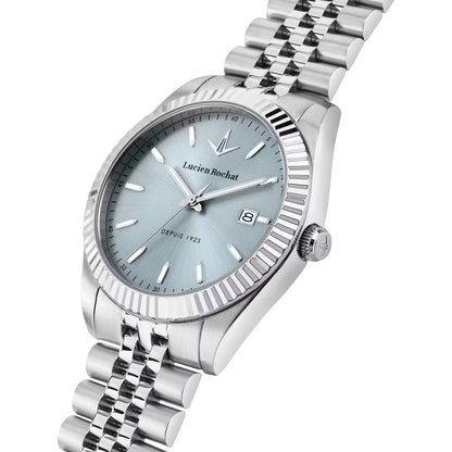 Orologio Tempo e data da Uomo Lucien Rochat R0453124008, Cassa Silver in Acciaio. Collezione Bienne 2025/2026