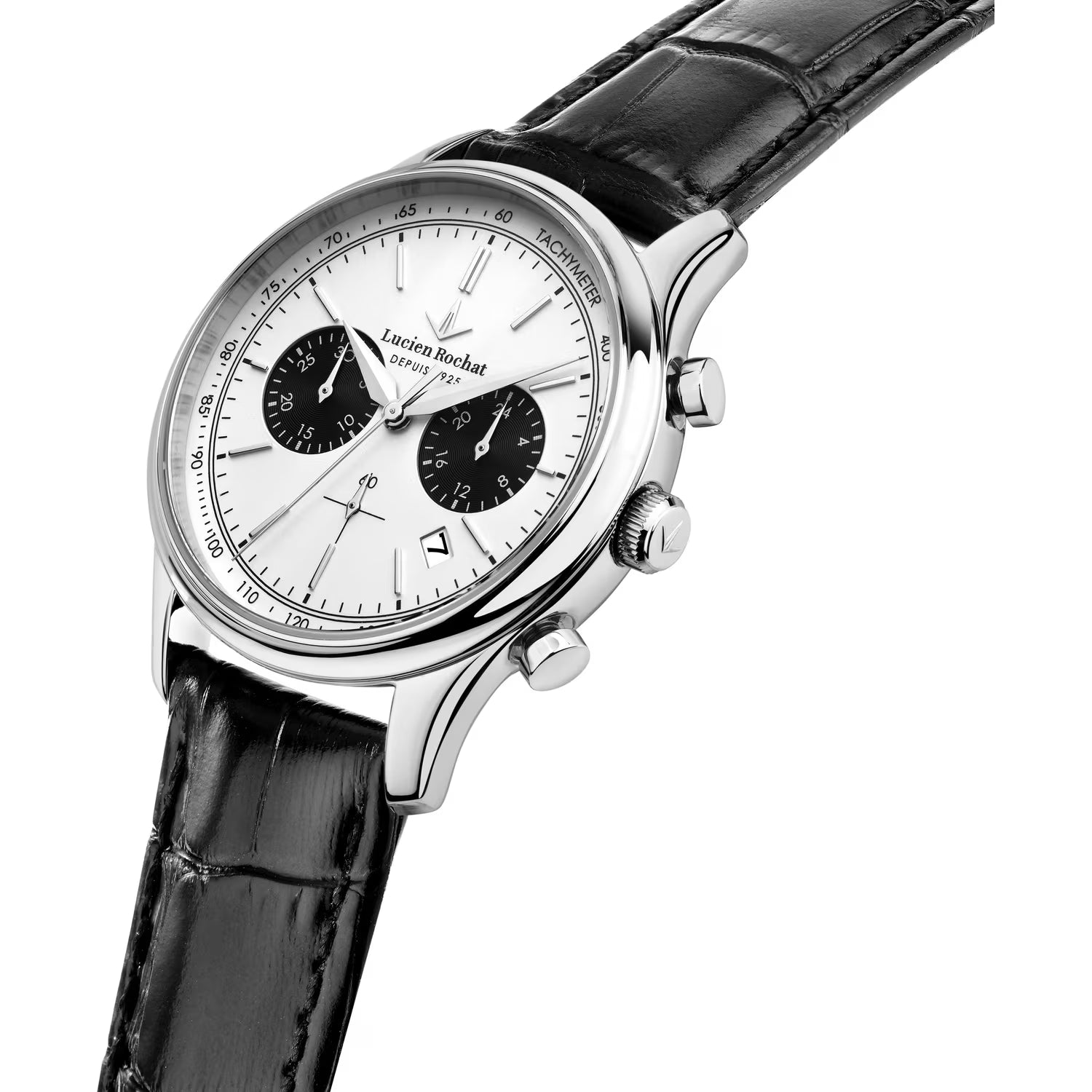 Orologio Cronografo da Uomo Lucien Rochat R0471615003, Cassa Silver in Acciaio, vetro Zaffiro, Collezione Montreux