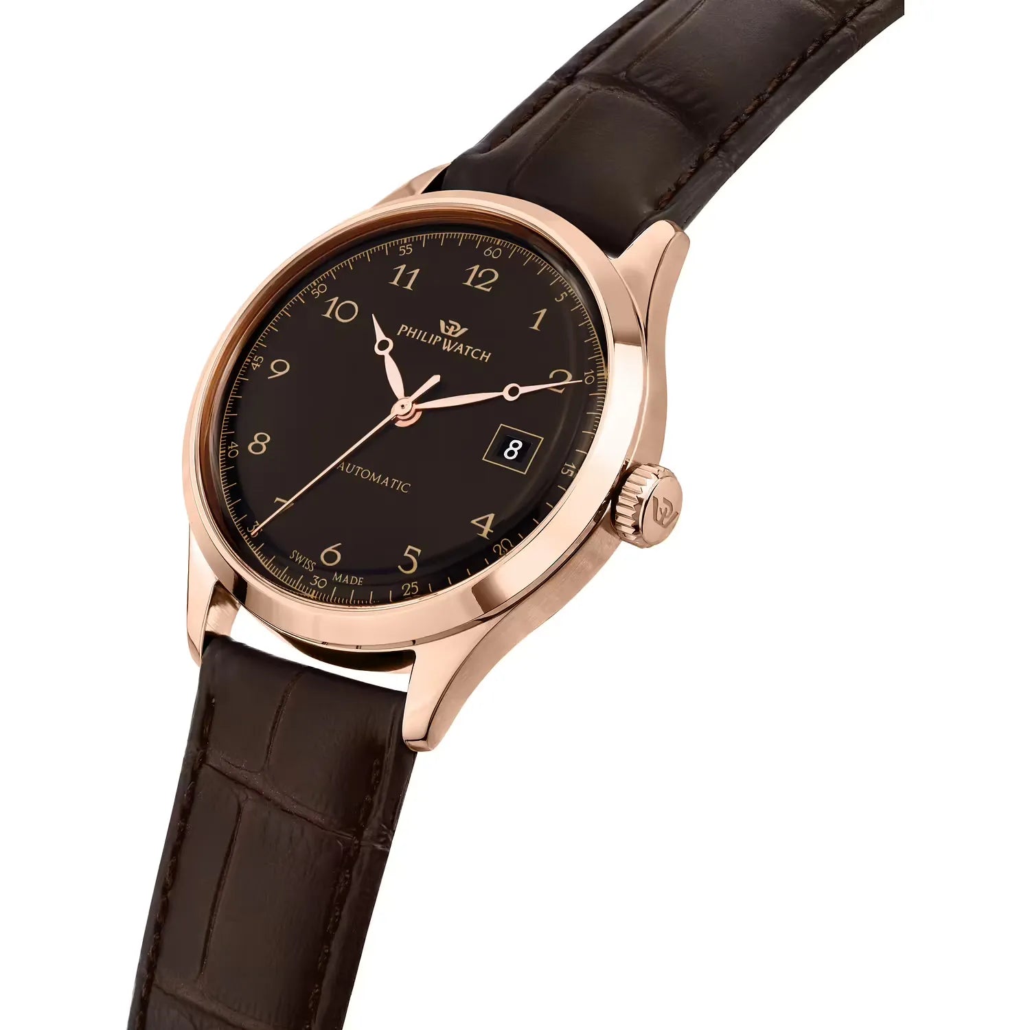 Philip Watch Orologio Uomo, Automatico, Analogico, 40 mm, Collezione MUSEUM - R8221225002