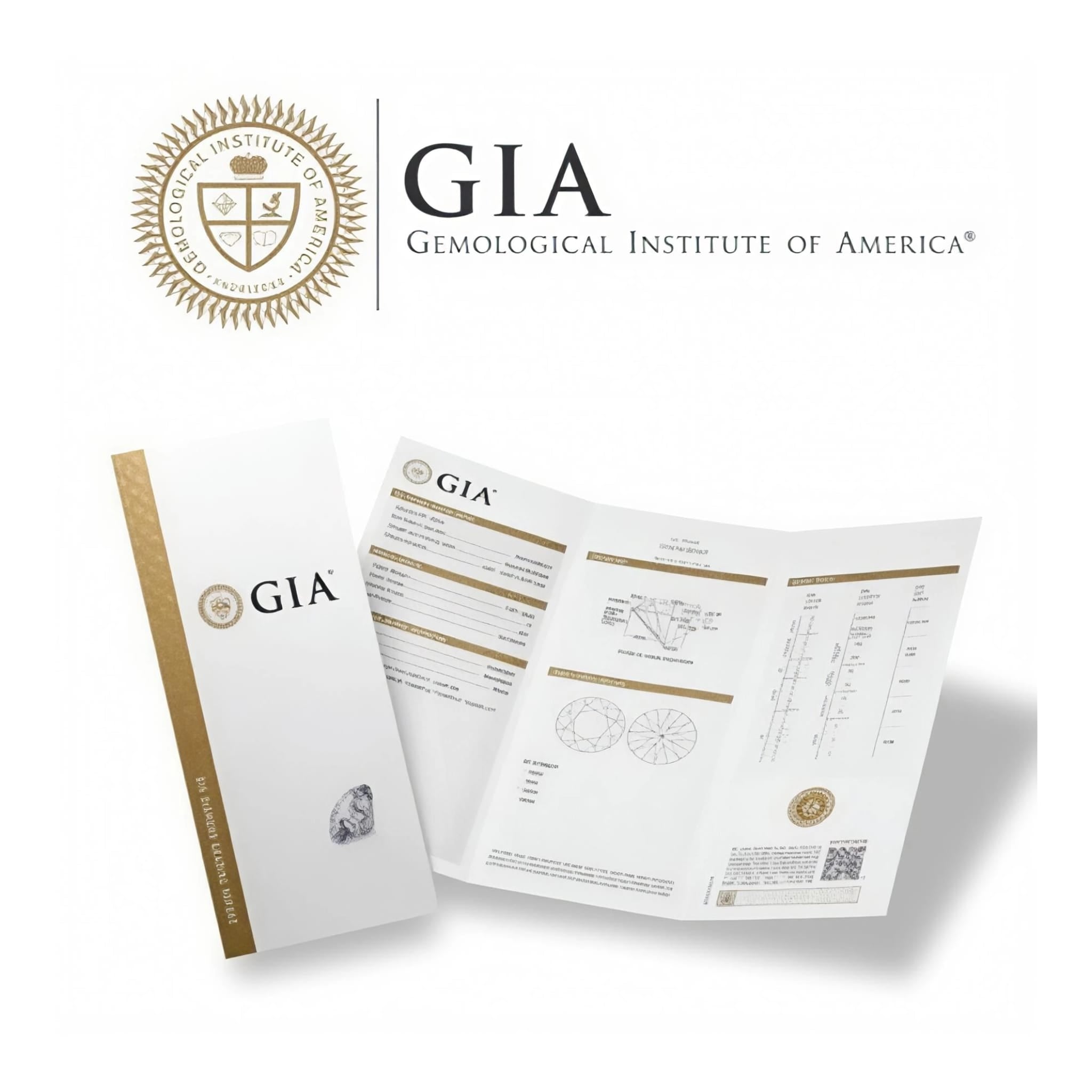 immagine certificato GIA di un diamante