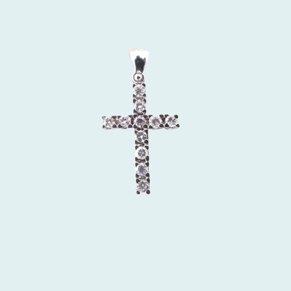 Semplice croce con diamanti