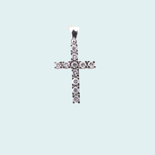 Semplice croce con diamanti