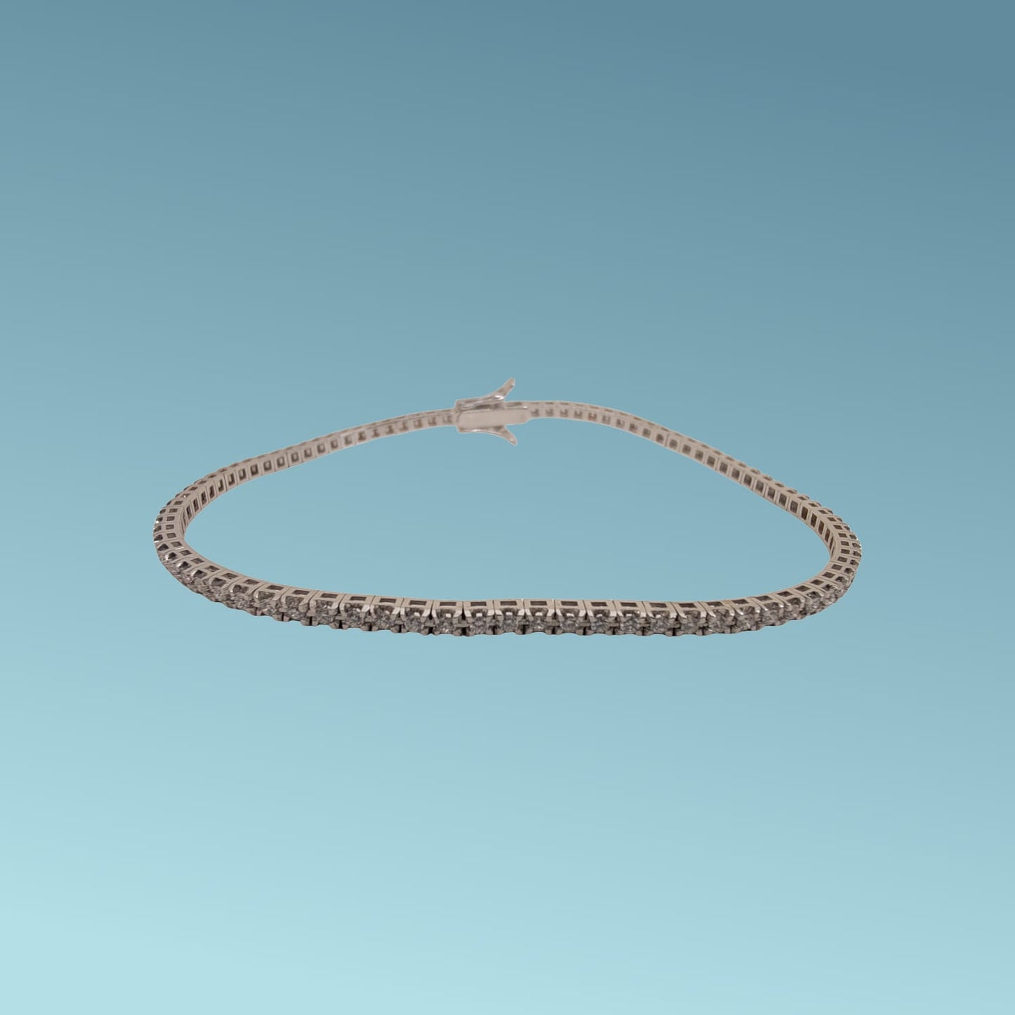 bracciale tennis di meteore gioielli in oro 18kt un filo prezioso di diamanti naturali di 1.03 carati, incassati su un castone a "stella" disponibile in diverse carature 