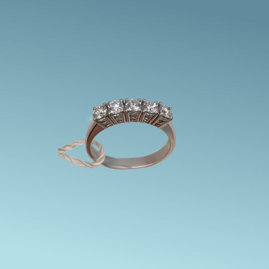Anello Veretta in Oro e Diamanti