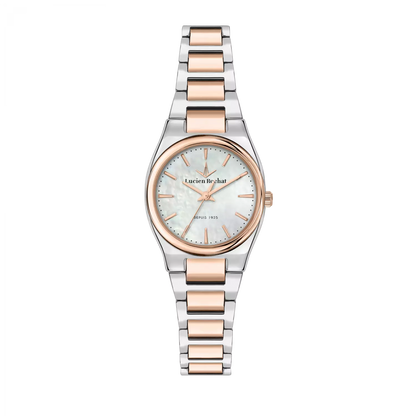 Orologio Just time da Donna Lucien Rochat R0453122513, Cassa Silver in Acciaio Lega di metallo. Collezione Avenue Quadrante madreperla Dettagli oro rosa