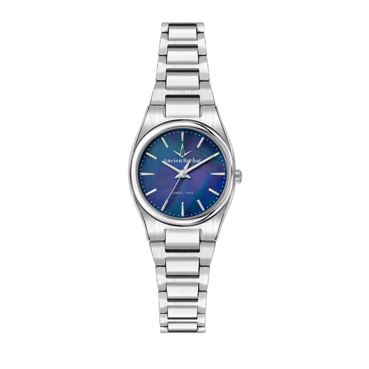 Orologio Just time da Donna Lucien Rochat R0453122523, Cassa Silver in Acciaio. Collezione Avenue&nbsp; Quadrante blu madreperla
