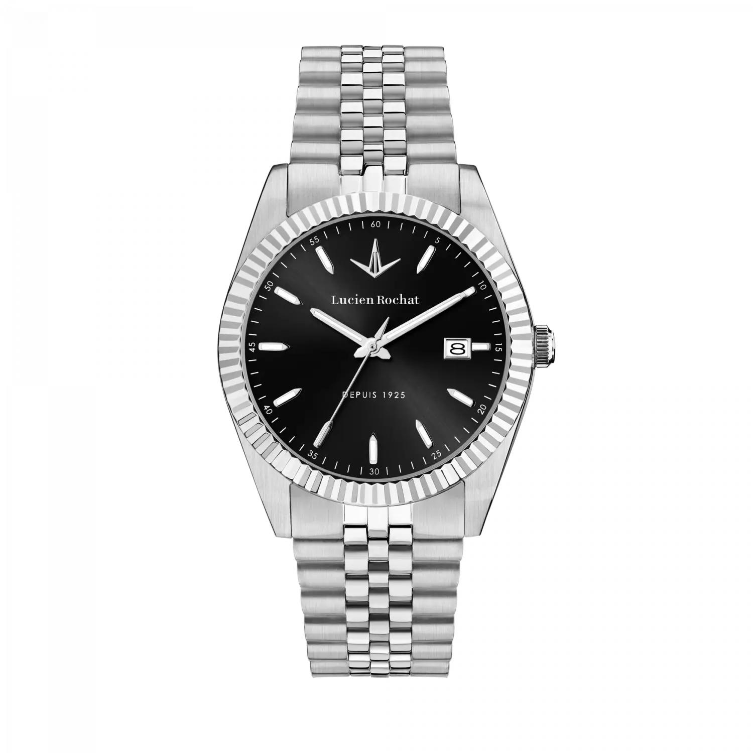 Orologio Tempo e data da Uomo Lucien Rochat R0453124008, Cassa Silver in Acciaio. Collezione Bienne 2025/2026