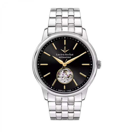 Orologio Automatico da Uomo Lucien Rochat R0423116006, Cassa Silver in Acciaio., vetro zaffiro, fibia a farfalla con pulsanti. Collezione Iconic 2024/2025
