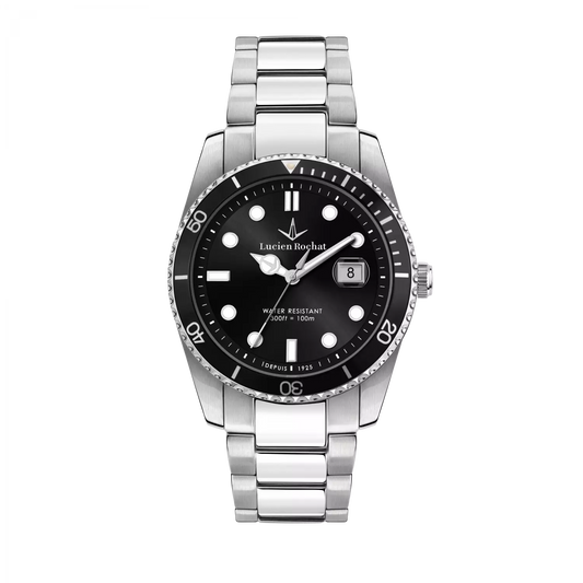 Orologio Tempo e data da Uomo Lucien Rochat R0453117001, Cassa Silver in Acciaio. Collezione Léman