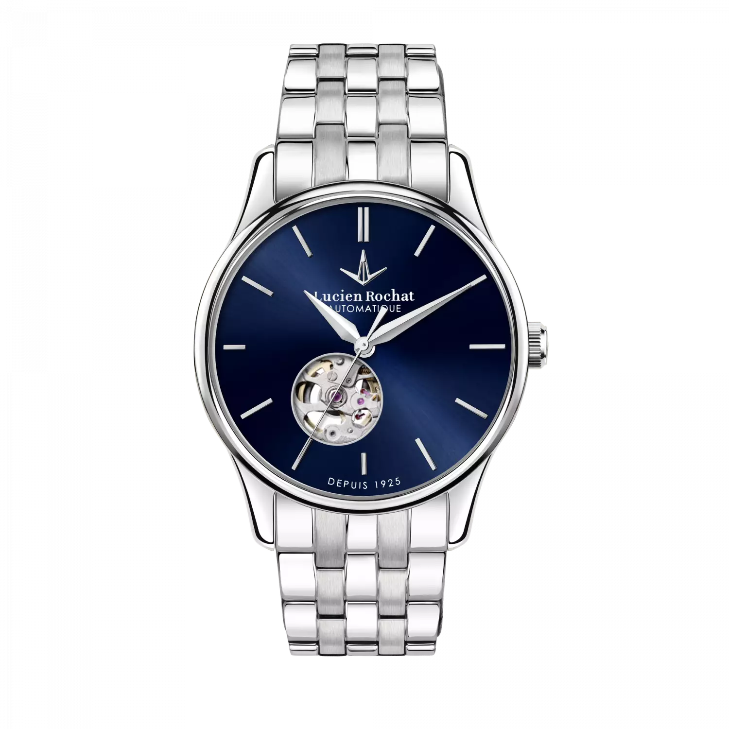 Orologio Automatico da Uomo Lucien Rochat R0423115004, Cassa Silver in Acciaio, Vetro Zaffiro, Collezione Montreux