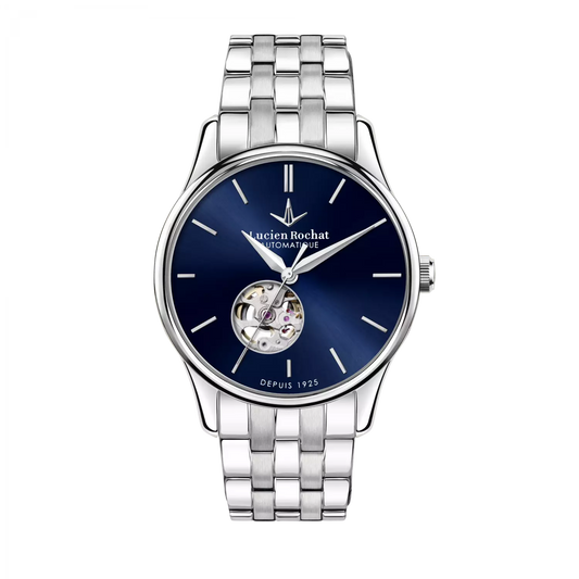 Orologio Automatico da Uomo Lucien Rochat R0423115004, Cassa Silver in Acciaio, Vetro Zaffiro, Collezione Montreux