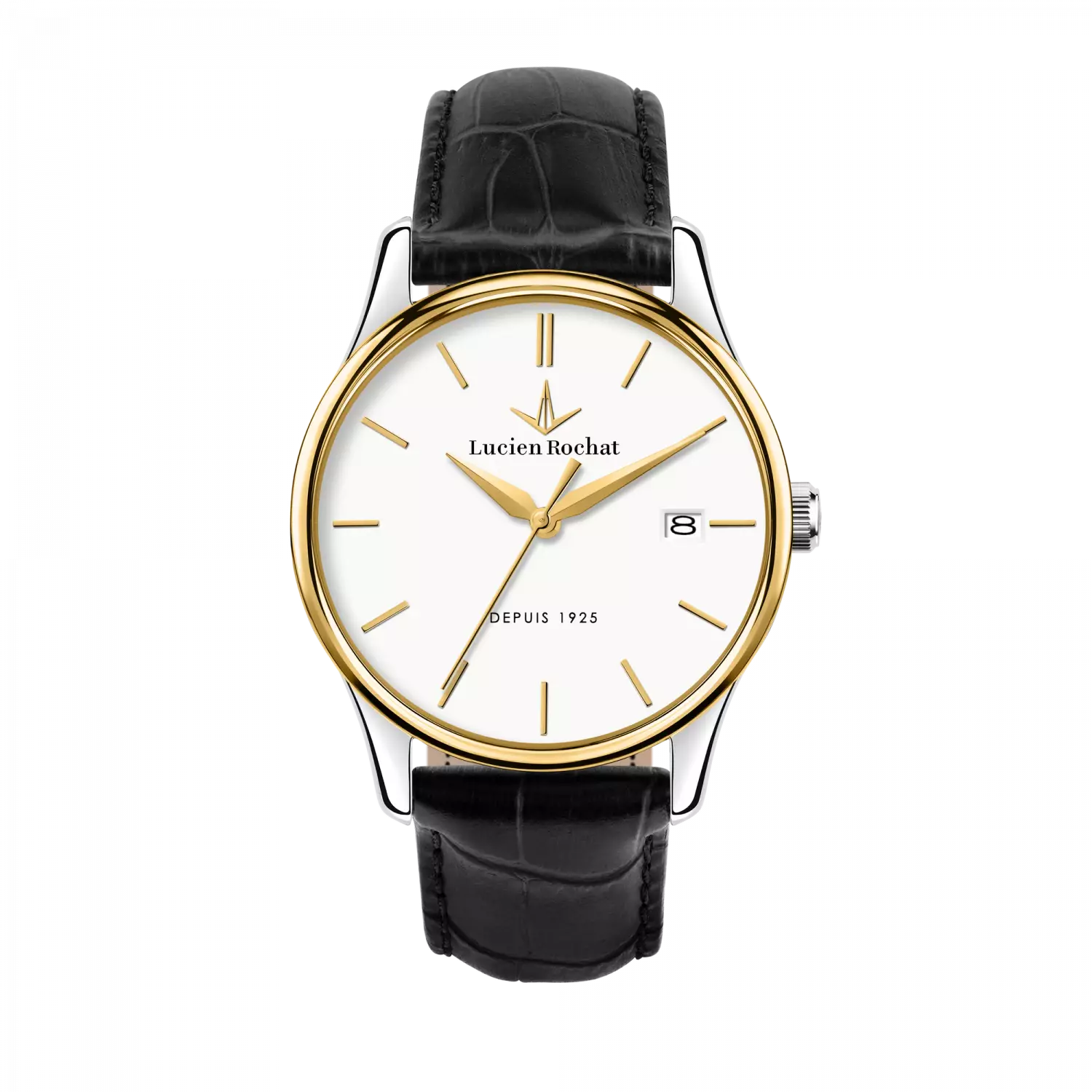 Orologio Tempo e data da Uomo Lucien Rochat R0451115007, Cassa Silver in Acciaio. Collezione Montreux