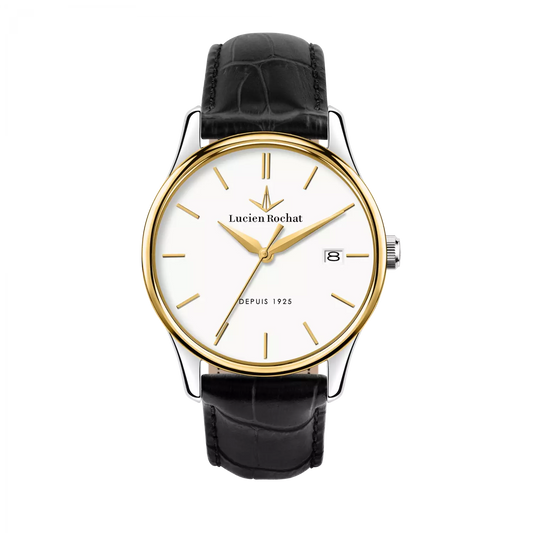 Orologio Tempo e data da Uomo Lucien Rochat R0451115007, Cassa Silver in Acciaio. Collezione Montreux