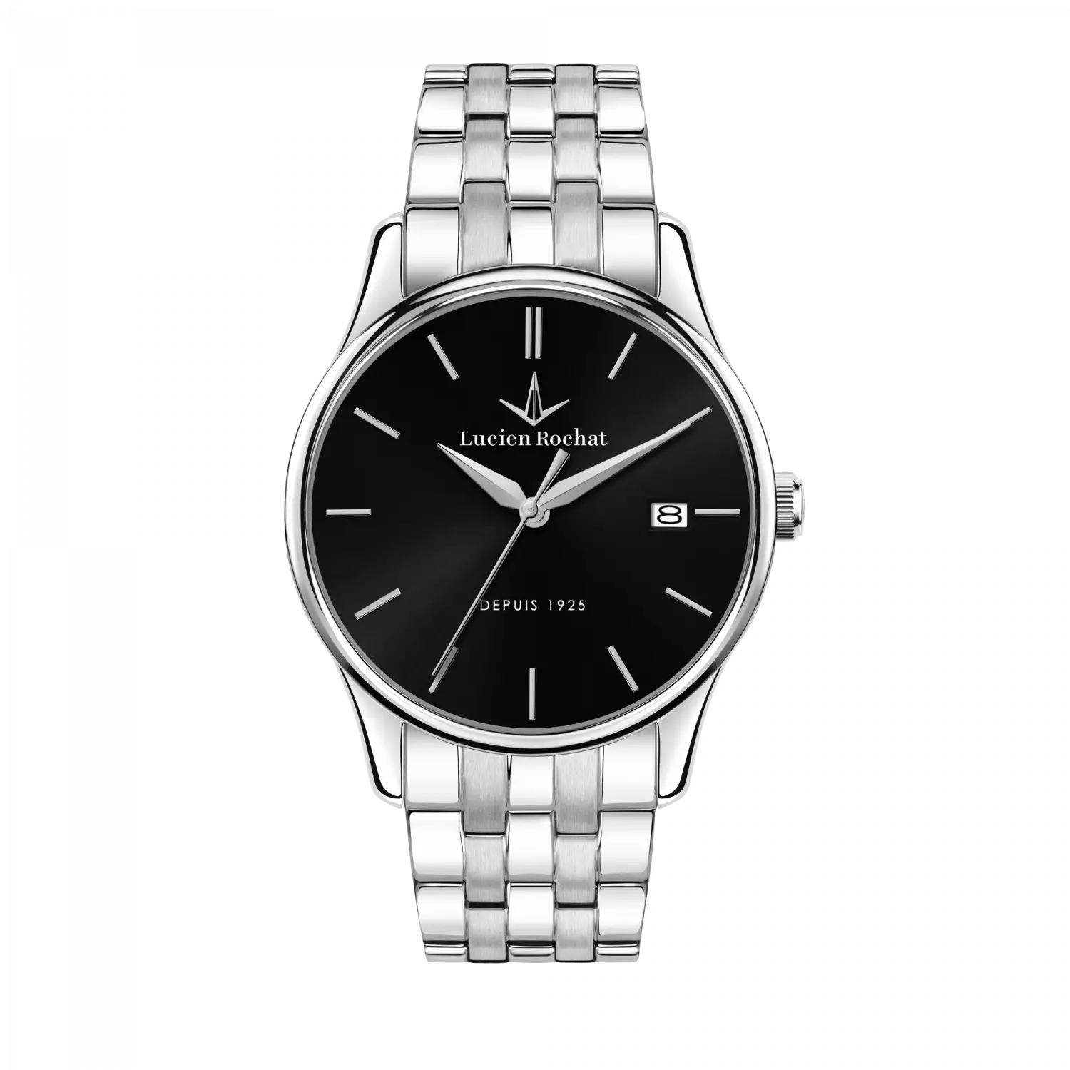 Orologio Tempo e data da Uomo Lucien Rochat R0453115008, Cassa Silver in Acciaio. Collezione Montreux