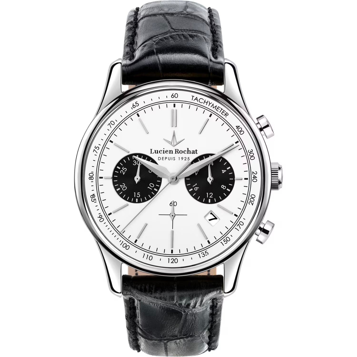 Orologio Cronografo da Uomo Lucien Rochat R0471615003, Cassa Silver in Acciaio, vetro Zaffiro, Collezione Montreux