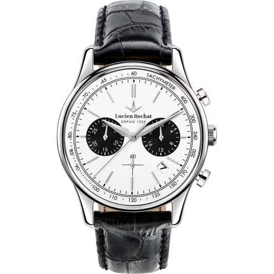 Orologio Cronografo da Uomo Lucien Rochat R0471615003, Cassa Silver in Acciaio, vetro Zaffiro, Collezione Montreux