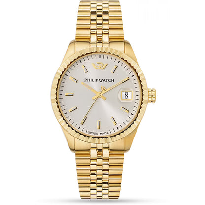 orologio philip watch caribe r8253597087 uomo acciaio finitura oro