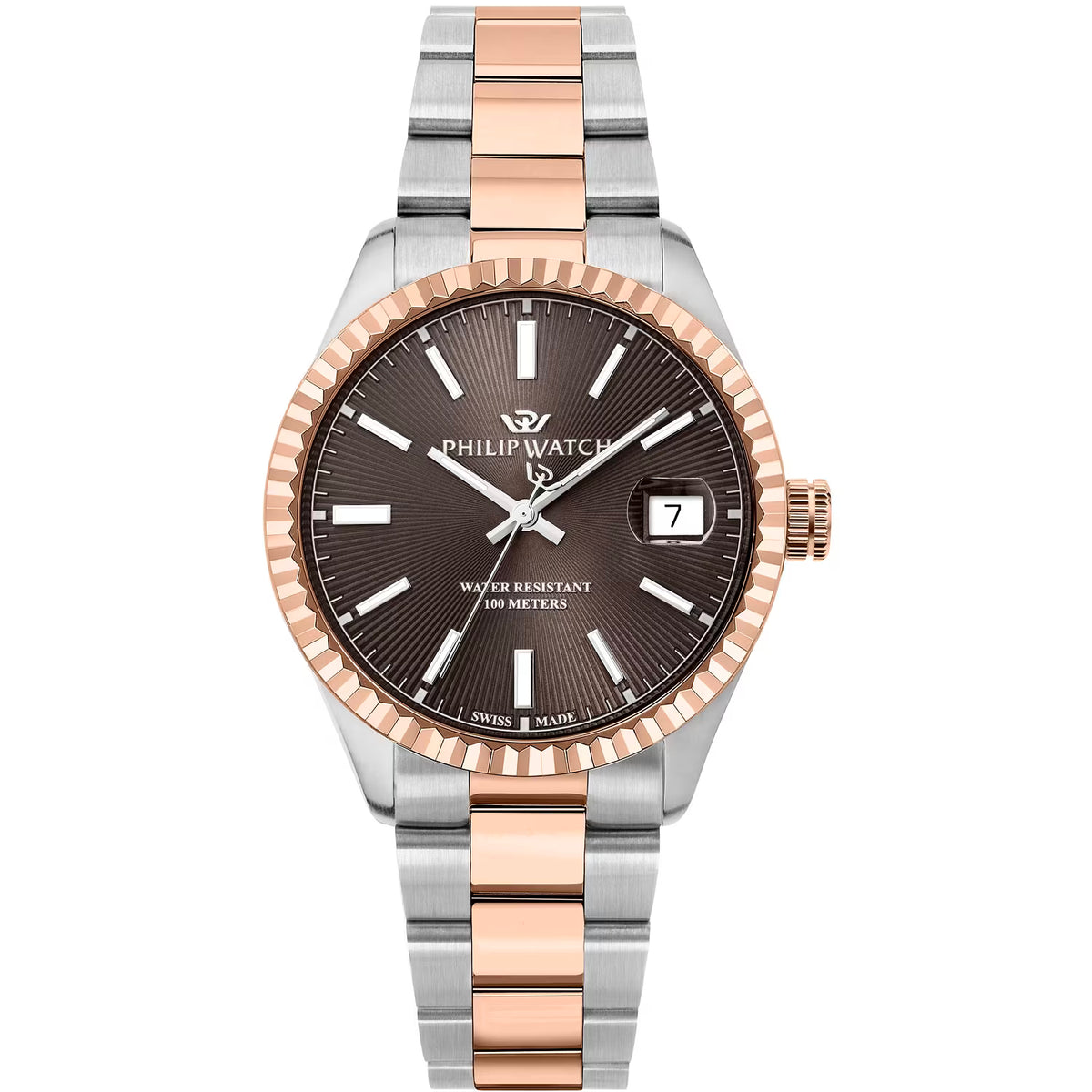 orologio uomo philip watch caribe urban r8253597124 acciaio e oro rosa 39mm